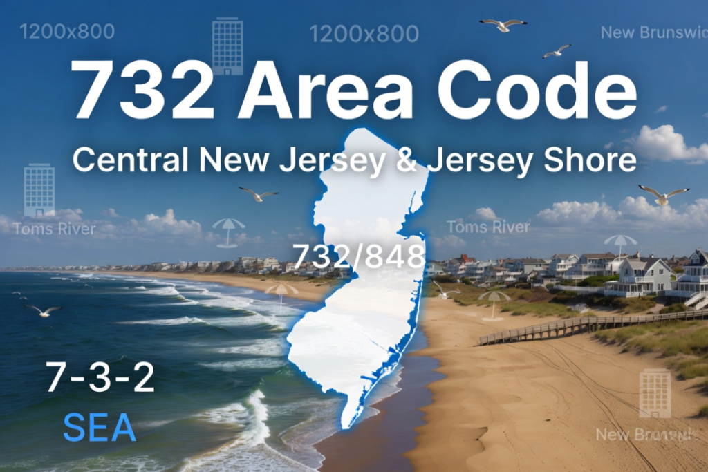 732 area code