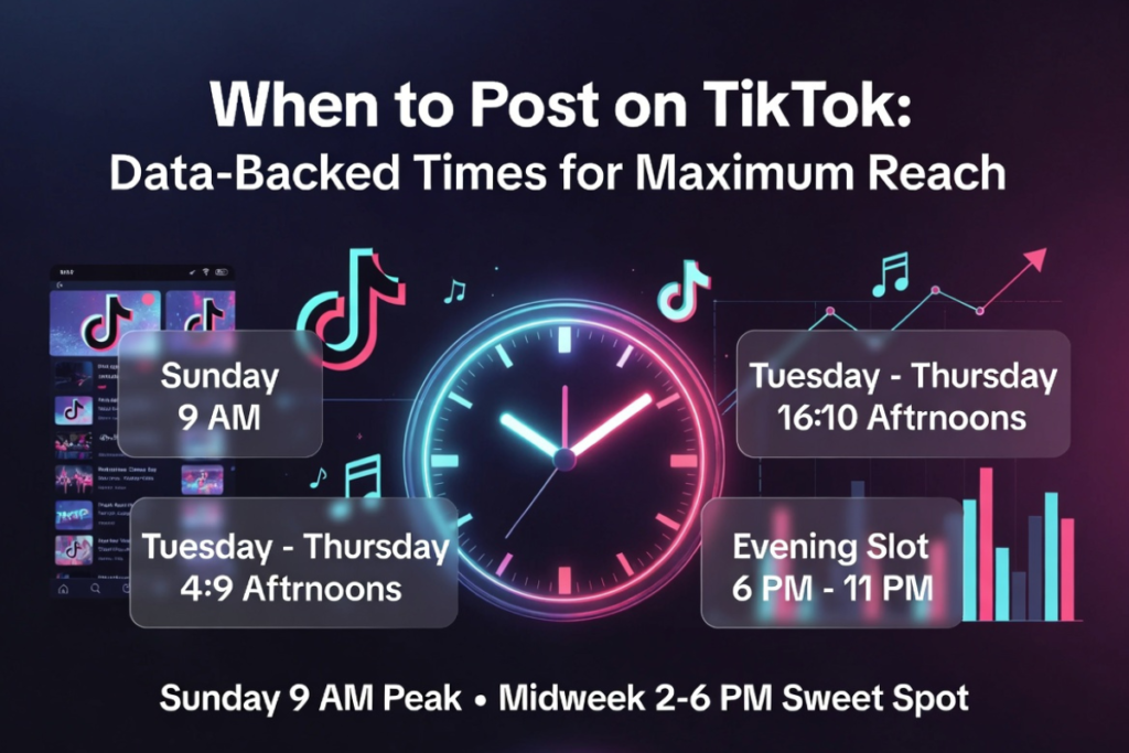 Best Times to Post on TikTok: Data-Backed Posting Times to Get More Views best times to post on tiktok