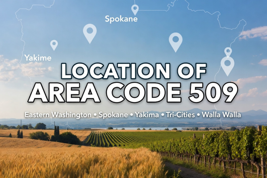 location of area code 509